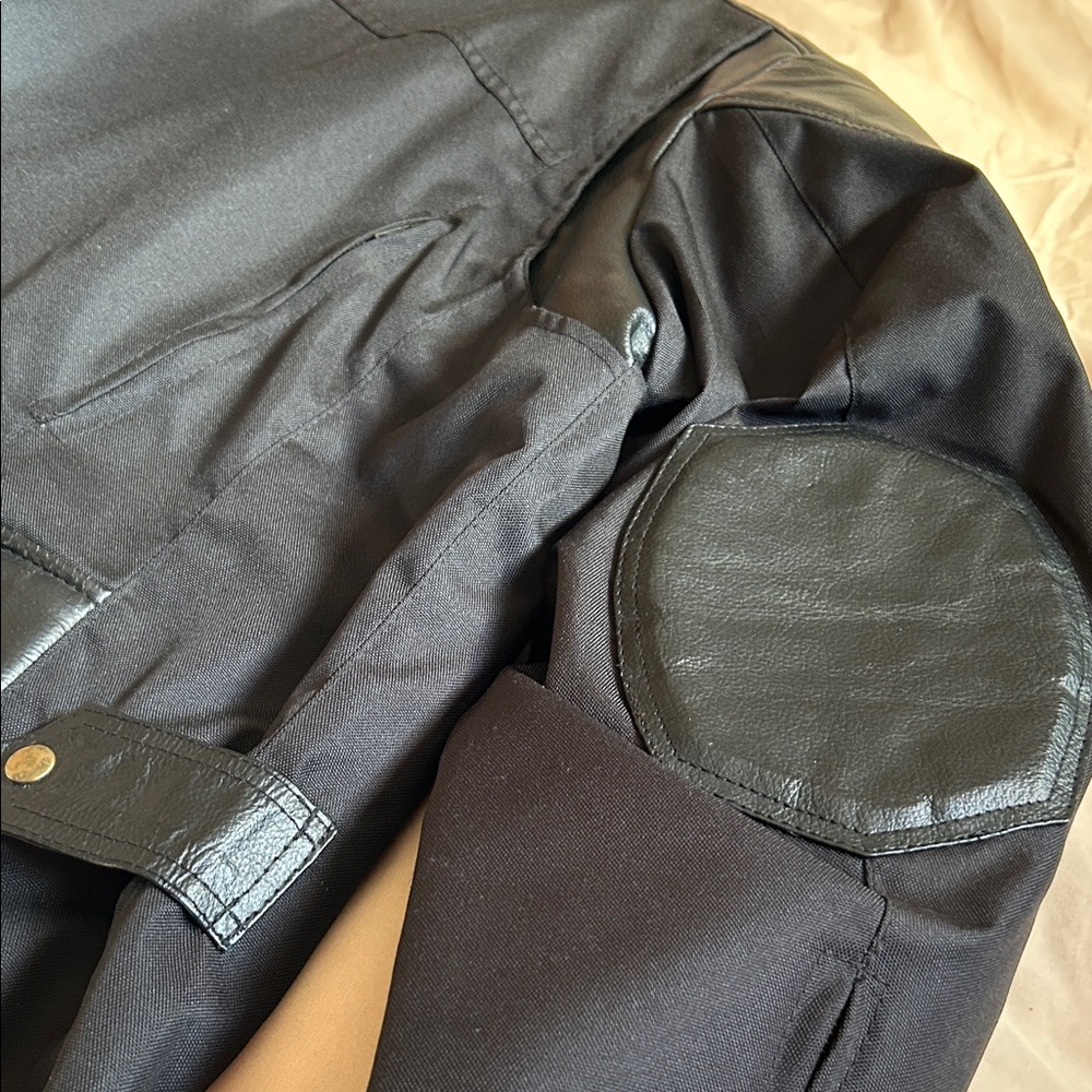 2XL All State Black motorcycle Jacket like new - Picture 8 of 10
